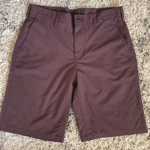 Mens Hurley Nike Dri-Fit Shorts - Size 30, Maroon
